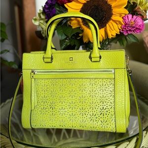 Kate Spade Perri Lane Romy Lime Green Bag! Pre-Loved